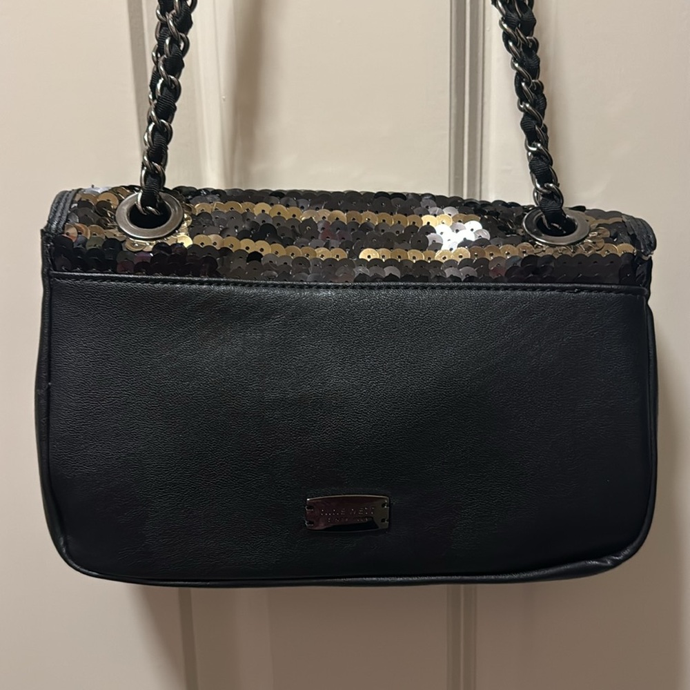 Nine West Women's Black and Gold Clutch OS EUC - Picture 12 of 16
